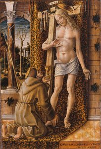 San Francesco che raccoglie il sangue di Cristo